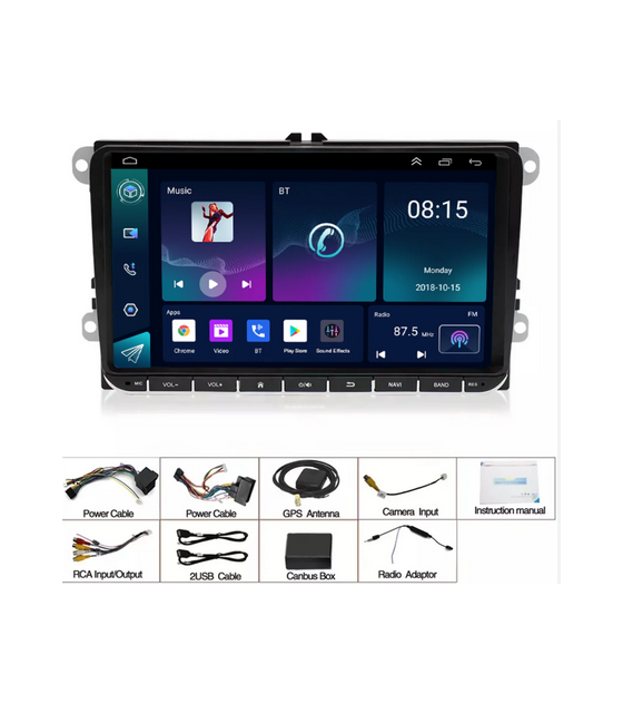 VW - 9`ANDROID GPS ΑΥΤΟΚΙΝΗΤΟΥ 2DIN MULTIMEDIA